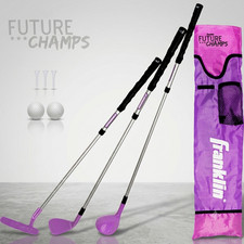 Youth Golf Set for Toddlers - Adjustable Length Clubs with Travel Bag - Pink picture