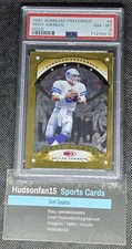 Troy Aikman 1997 Donruss Preferred #6 Gold PSA 8 NM-MT Dallas Cowboys picture