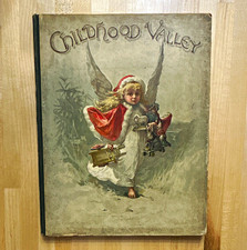 Antique 1889 Childhood Valley Ernest Nister John Lawson IllustrateVictorian Book picture