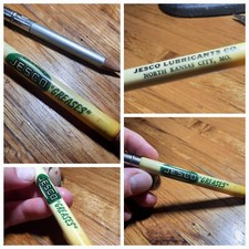 Rare Vintage Oil  Advertising Bullet Pencil Jesco Greases North Kansas City Mo picture