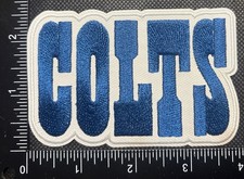 INDIANAPOLIS COLTS NFL FOOTBALL IRON ON EMBROIDERED PATCH SEE PHOTOS picture