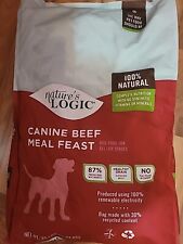 Nature's Logic Canine Beef Meal Feast 25lbs 12/ 24  exp  see note picture