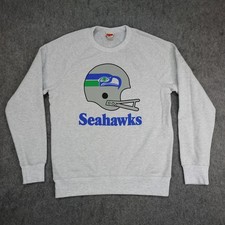 Seattle Seahawks Sweatshirt Mens Medium NFL Football Homage VTG Logo Crewneck picture