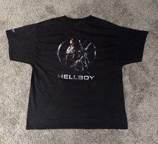 2004 vintage Hellboy Black Promotional Movie T-Shirt Size XL picture