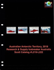 $9.00 Scott Value - 2018 AUSTRALIAN ANTARCTIC Icebreaker Ship CV MNH NH UMM picture