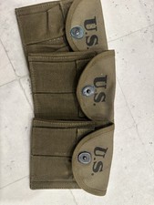 Original WWII US M1 Carbine Ammo Pouch 1943 Dated picture