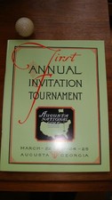 MINT Unopened Vintage 1934 FIRST MASTERS PROGRAM Sold At Augusta National Golf picture