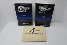 Applied Ballistics Books by Bryan Litz Signed Long Range Rifle Shooting Lot of 3 picture