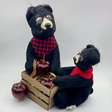Rare NWT Annalee 6” Apple Bandit Bears #860919 2019 Exclusive #179/250, Logo Bag picture