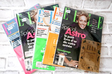 1997 1998 ELLE France Magazines Lot of 5 Factory Sealed New French W/ Inserts picture