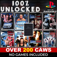 WWE CAWs Created Wrestlers Pack HCTP PS2 MEMORY CARD SAVES Here Comes The Pain picture