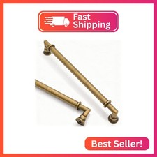 Asidrama 10 Pack 7.5 Inch(192mm) Brushed Antique Brass Kitchen Cabinet Handles, picture