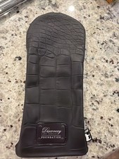 Dormie Discovery Foundation Handmade Black Leather Driver Head Cover picture