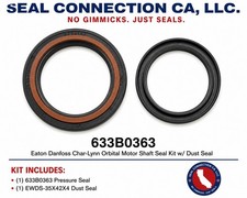633B0363 Eaton Danfoss Char-Lynn Orbital Motor Shaft Seal Kit w/ Dust Seal 35MM picture
