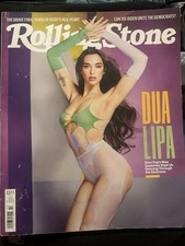 Rolling Stone Magazine Feb 2021 Dua Lipa Cover Issue 1348 Newstand NO LABEL picture