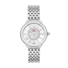 Brand New Michele Serein Mid Stainless Steel Diamond Dial Watch (MWW21B000147) picture