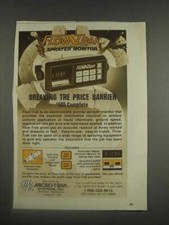 1985 Micro-Trak Flow-Trak Sprayer Monitor Ad - Breaking the Price Barrier picture