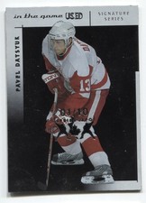 03-04 ITG Used Signature Series #5 Pavel Datsyuk TORONTO SPRING EXPO SHOW #1/10 picture