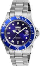 Invicta Men's Pro Diver Quartz 3 Hand Blue Dial Watch 26971 picture