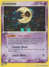 Lunatone [SS - 8/100] Holofoil LP picture