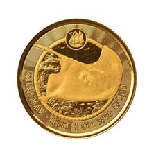2023 1/10 oz Stingray Gold Coin Cayman Islands Stingray .9999 Gold Coin BU #A625 picture