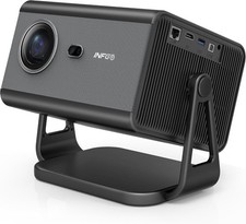 4K Projector with Wifi and Bluetooth 800ANSI, INFGO Movie Theater Projector with picture