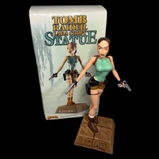 Vintage 1996 Tomb Raider Lara Croft 15” Statue Figure CORE Eidos w/ Box picture
