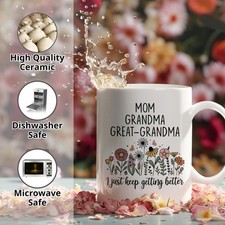 “Promoted to Great Grandma” Coffee Mug – 11oz Ceramic Mug US Hot Seller picture