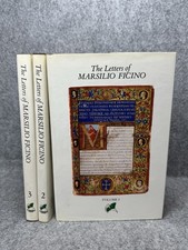 The Letters of Marsilio Ficino Vols 1–3 1985 First American Edition HC DJ picture