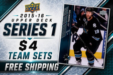 $4 - 2015-16 Upper Deck Hockey Series 1 - Base Team Sets -  picture
