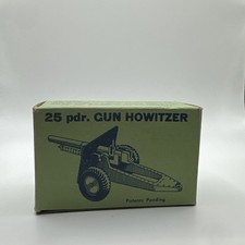 BRITAINS ARMY 25 POUNDER GUN HOWITZER w/ Working Projectile Launcher NOS picture