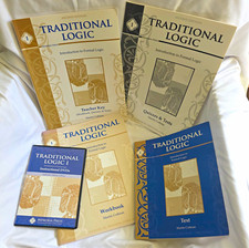 Memoria Press Traditional Logic I 2nd Ed Set Text/Workbook/Key Quizzes & DVD picture