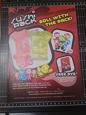 Sushi Pack Print Ad 2008 8x11 Vintage Promo  picture