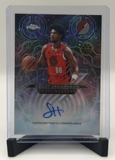 Scoot Henderson Auto Refractor 2025-26 Topps Chrome Update Chromographs CH-SH picture