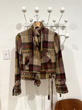 VERY RARE - LAMB Donegal Plaid Moto Jacket picture