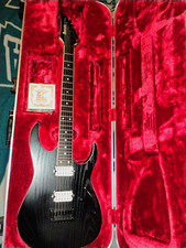 Ibanez rgr652ahbf weathered black 6 string electric guitar picture