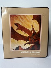 Vintage 80s St. Regis 1981 TSR Dungeons and Dragons Dragon Master 3 Ring Binder picture