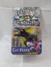 Vintage Extreme Dinosaurs Evil Haxx Deadly Velociraptor Figure Mattel Sealed MOC picture