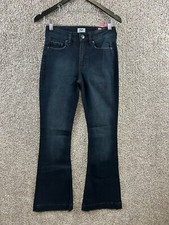 Tokyo Darling Jeans Women's Size 2 Reg Dark Wash High Waisted Flare Jeans NWT picture
