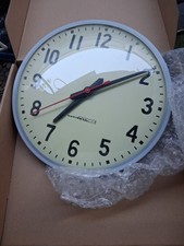 Hard Wired Wall Clock Commercial Quality picture
