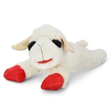 Jumbo Lamb Chop Plush Dog Toy with Squeaker, 18 Inches picture