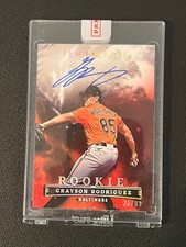 Grayson Rodriguez 2023 Panini Origins Rookie Auto Red /99 Orioles  picture
