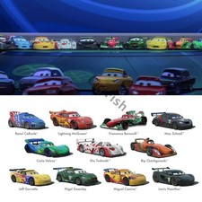Disney Pixar Cars 2 World Grand Prix McQueen Francesco Carla Veloso Diecast Toy picture