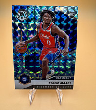 2020-21 Panini Mosaic Reactive Blue Prizm Tyrese Maxey NBA Debut RC #263 picture