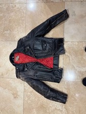 Vintage Late 50’s ? Sears Hercules Leather Jacket. Black color. picture