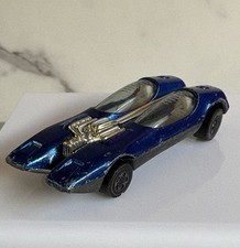 Vintage Hot Wheels Redline 1969 Deep Blue Splittin' Image Car picture