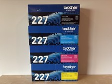 Brother TN227 4 Pack High Yield Color Toner Set (READ DESC) (B,C,M,Y) picture