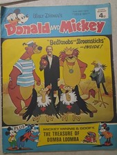 Vintage comic WALT DISNEY COMICS DIGEST Gold Key 1972 Mickey and Donald Bedknob picture
