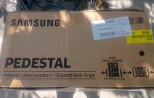 SAMSUNG 27-Inch Bespoke Front Load Washer Dryer Pedestal WE402NC Champagne New picture