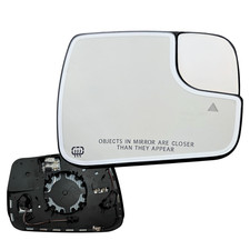 Passenger Side Mirror Glass for 2019-2024 Ram 1500 Heated Auto Dimming BSM Right picture